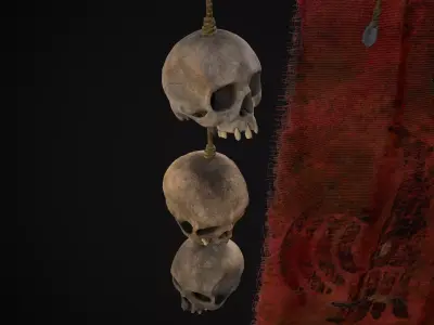 Savage RB War Banner Low-poly 3D model