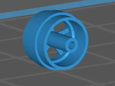 Brock  Hotwheels Real Riders smal Rims 3D print model