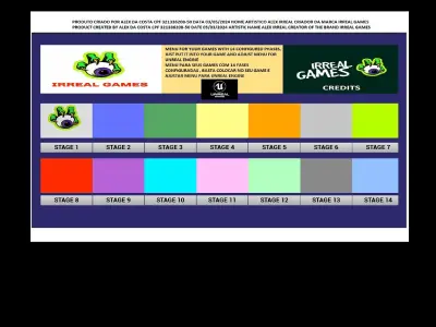 MENU FASE GAMES TO UNREAL ENGINE 3D model