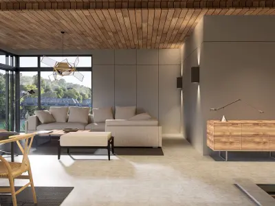 Modern living - B5  3D model