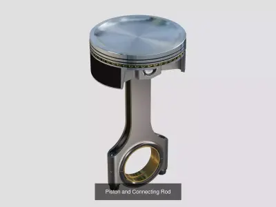 V8 Engine Collection 1 3D Model Pack