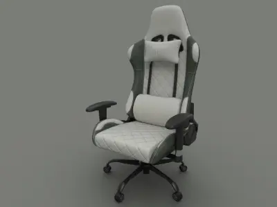 chair racing Low-poly 3D model