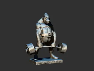 gorilla  3D print model