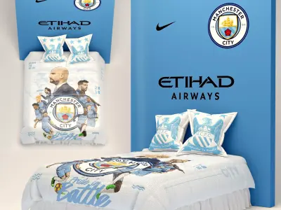 Manchester City Bed 3D model