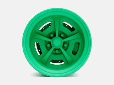 15x10 Magnum 500 Wheel and Brake 3D print model