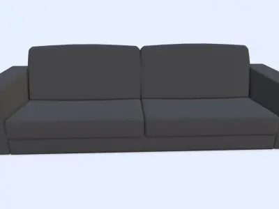 Sofa - Couch Low-poly 3D model
