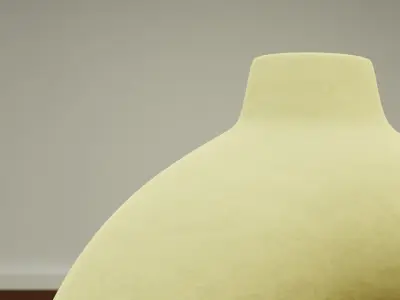 Decorative Donut Vase Low-poly 3D model