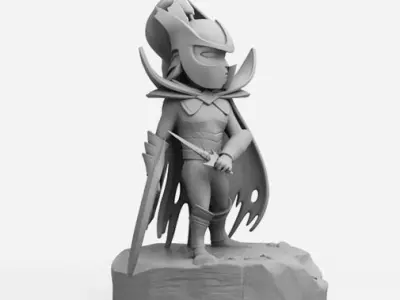Phantom Assassin Chibi - DOTA 2 - 3D Print Collection 3D print model