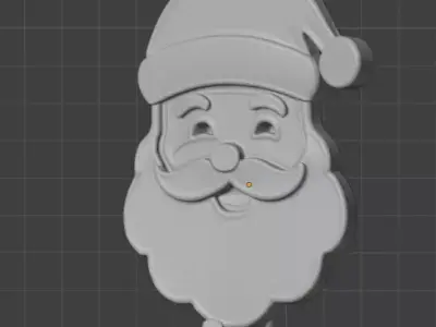 Wall stocking hanger 3D print model