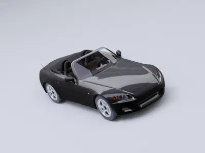 Honda S2000 model in Blender 3D model