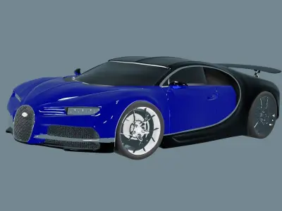 Bugatti Chiron 2022 3D model