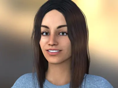 Metahuman 06 Nalissia Low-poly 3D model