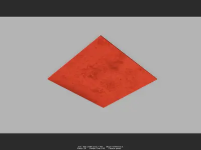 traffic cone 01 Low-poly 3D model