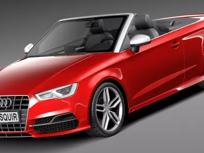 Audi S3 Cabriolet 2015 3D model