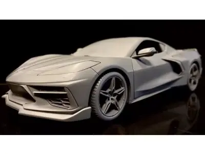 Chevrolet Corvette 2020 3D print model