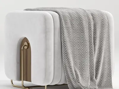 Rivers Stool By Mezzo Collection 3D model