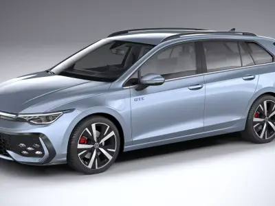 Volkswagen Golf GTE Variant 2024 3D model