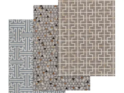 Rug Set 1044 3D model