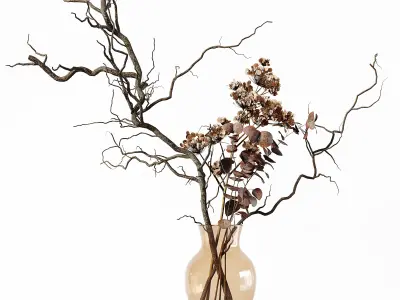 Decorative Set 242 Low-poly 3D model