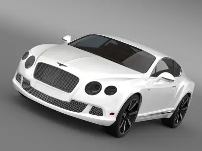 Bentley Continental GT Speed Le Mans Edition 2013 3D model