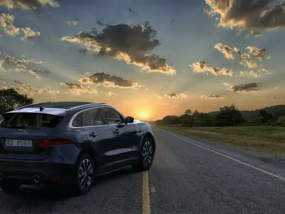 Jaguar F-PACE car model Low-poly 3D model