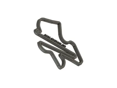 2025 Malaysian MotoGP Racing Track 3D print model