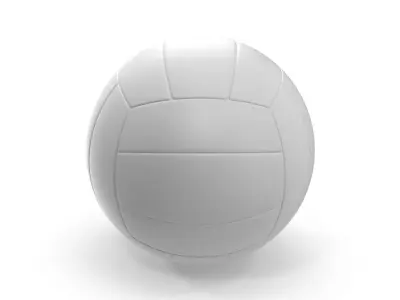 Volleyball Low-poly 3D model