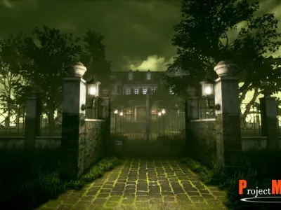 UE4-UE5-Horror Modular Gothic House Pack-External only 3D model