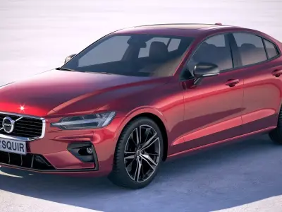 Volvo S60 R-design 2019 3D model