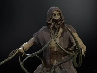 UrbanZombie3 for pack Low-poly 3D model