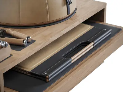 RACKA SET WITH FITNESS EQUIPMENT 3D model