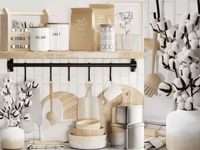 kitchen accessories VOL 104 3D model