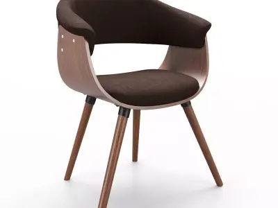 Kare Armchair Monaco Schoko 3D model