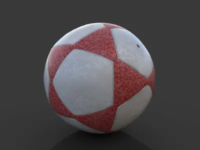 Star Shape Soccer Ball 3D model