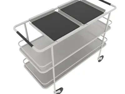 Cargo Support Trolleys - Lammhults 3D model