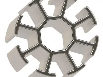 Exquisite Circular Profile 3D print model