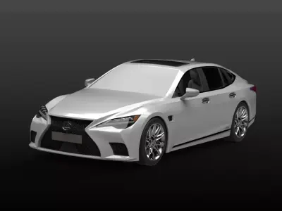 Lexus LX 550h 3D model