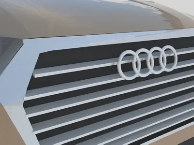 audi q7 2018 3D model