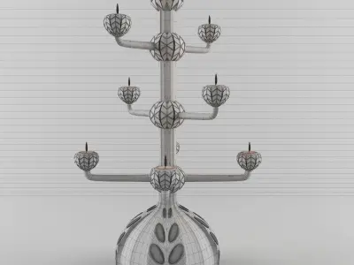 Candle holder Free 3D model purchase