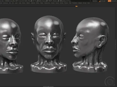 human modern sculpture 3d print model 63 3D print model