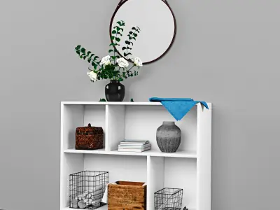 Decorative set - Scandinavian Designs 3D model