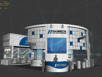 Exhibition - Area - 16X13-3DMAX2011-012 3D model