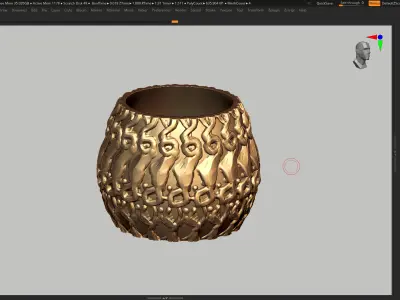 vase 3d print 396 3D print model