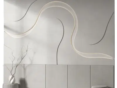  decorative wall 01 3D model