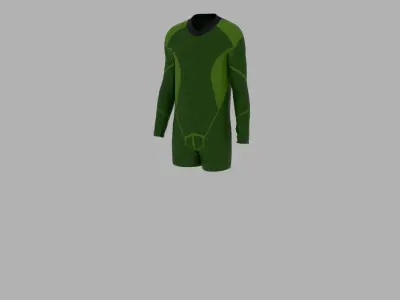 Sport Suit Low-poly 3D model