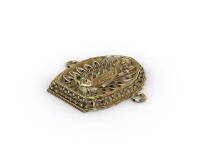 virgen de guadalupe 3D print model