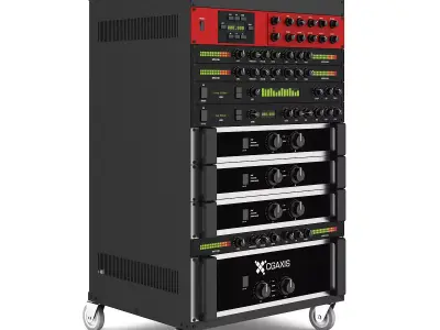 Audio Rack 1 3D model