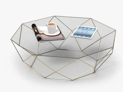 Octagon Coffee Table 3D model
