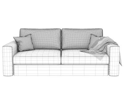 Modern Sofa 3-seater 3D model