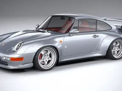Porsche 911 GT2 993 1993 3D model